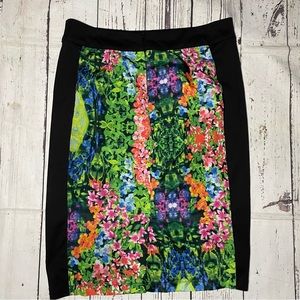 Skies Are Blue floral pencil skirt